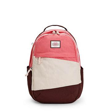 Torby Na Laptopa Kipling Xavi 15" Backpack Różowe Beżowe | PL 1542HA